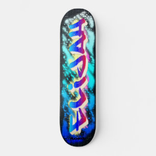 ELIJAH Customised Graffiti Skateboard