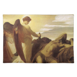 Elijah in Wilderness by Lord Frederic Leighton Placemat