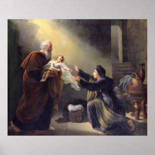 Elijah Resuscitating the Son Poster