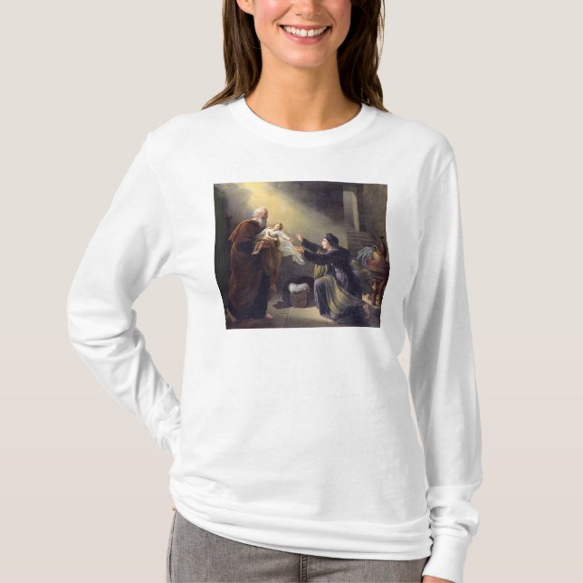 Elijah Resuscitating the Son T-Shirt (Front)
