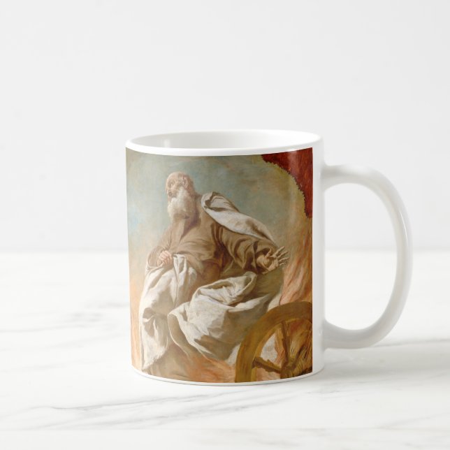 Elijah Taken Up in a Chariot of Fire by G. Angeli Coffee Mug (Right)