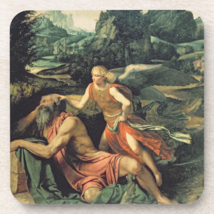 Elijah Visited by an Angel, c.1534 Coaster