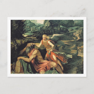 Elijah Visited by an Angel, c.1534 Postcard