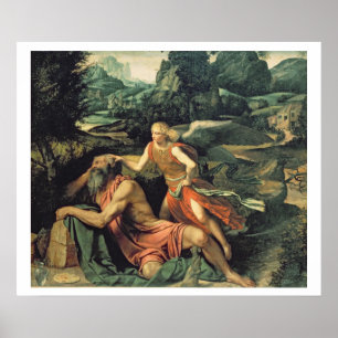 Elijah Visited by an Angel, c.1534 Poster