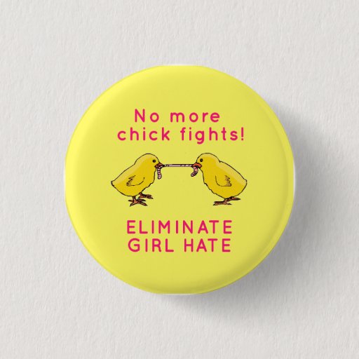 Image of "Eliminate Girl Hate" 3 Cm Round Badge