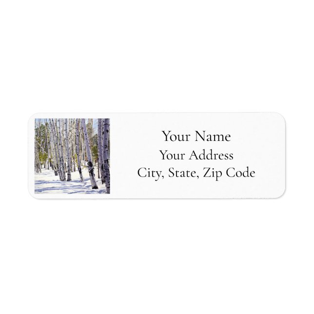 Eliminate Handwriting With These Aspen Forest (Front)