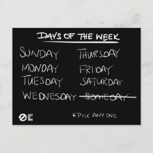 Eliminate Someday Postcard