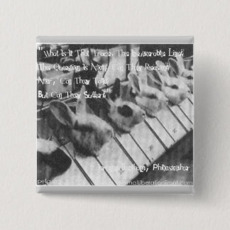 ELIMINATE VIVISECTIONS 15 CM SQUARE BADGE