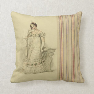 Elinor, Jane Austen inspired regency ivory Cushion