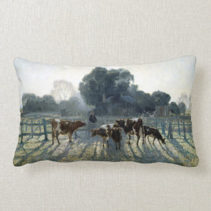 Elioth Gruner Spring Frost Lumbar Cushion