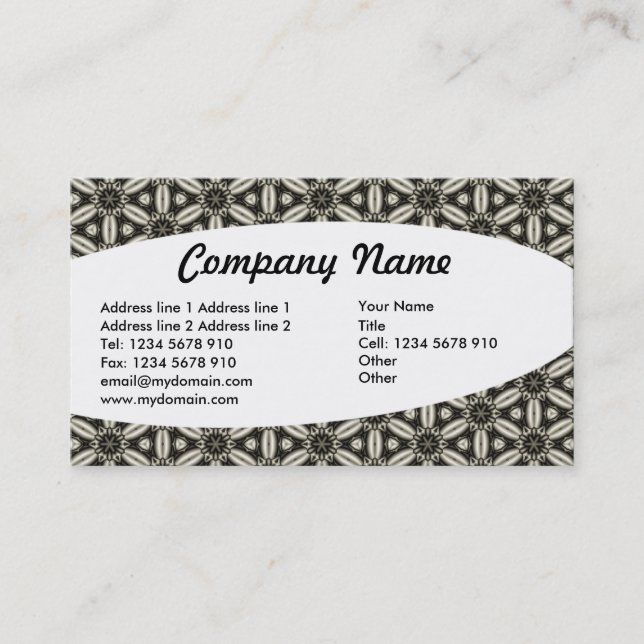 Eliptical - Abstract 01 Business Card (Front)