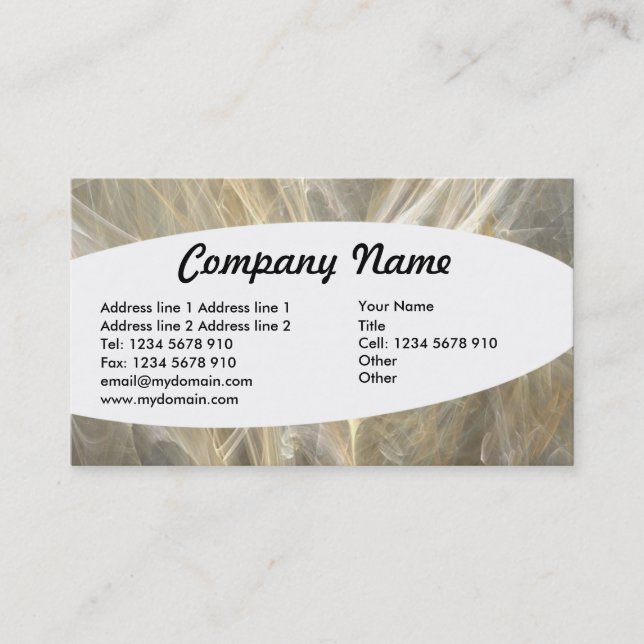 Eliptical - Fractal Business Card (Front)
