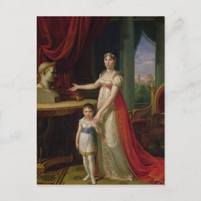 Elisa Bonaparte  Grand Duchess of Tuscany Postcard (Front)