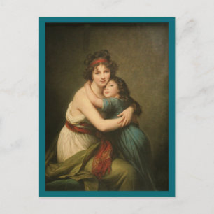 Elisabeth and Her Daughter Postcard