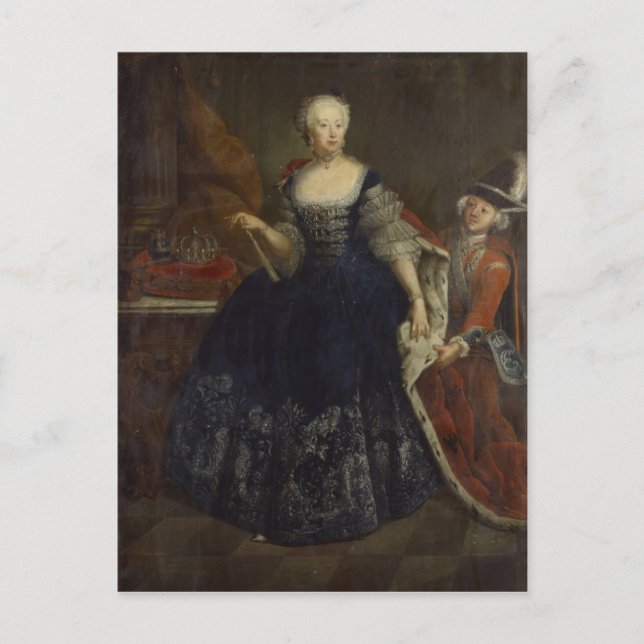 Elisabeth Christine von Braunschweig as Queen Postcard (Front)