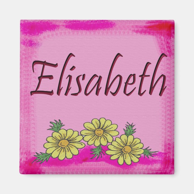 Elisabeth Daisy Magnet (Front)