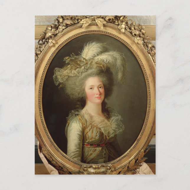 Elisabeth of France  called Madame Elisabeth Postcard (Front)
