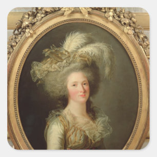 Elisabeth of France  called Madame Elisabeth Square Sticker