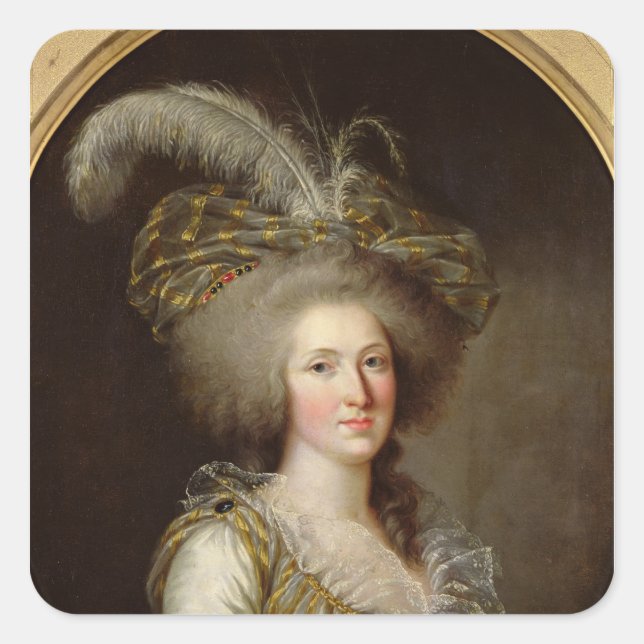 Elisabeth of France Square Sticker (Front)