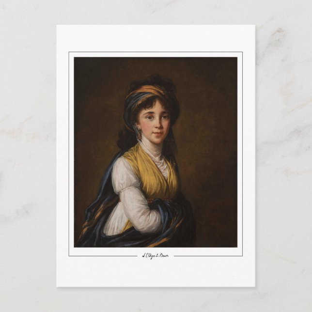 Élisabeth Vigée Le Brun #1 - Fine Art Postcard (Front)