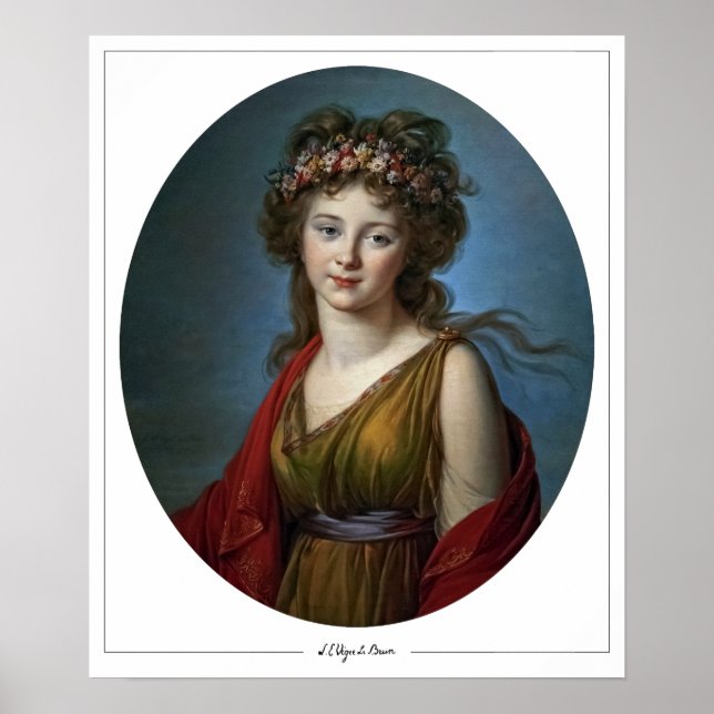 Élisabeth Vigée Le Brun Zedign Art Poster #198 (Front)