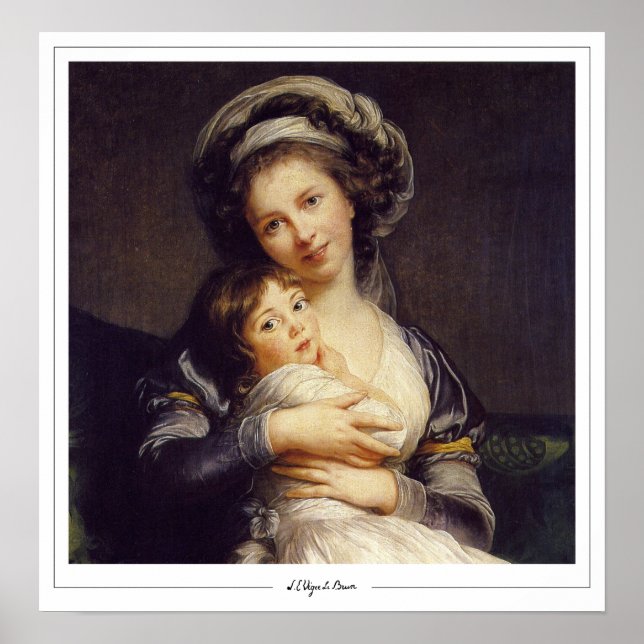 Élisabeth Vigée Le Brun Zedign Art Poster #256 (Front)