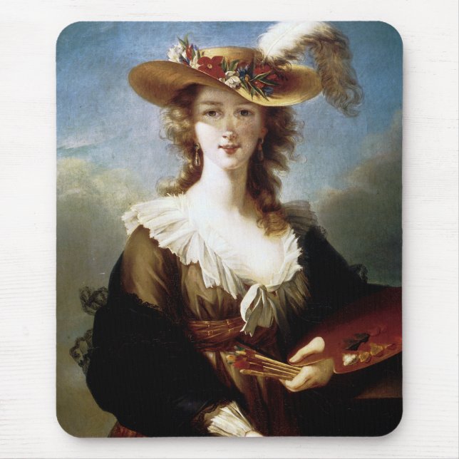 Elisabeth Vigee-Lebrun Self Portrait Mouse Mat (Front)