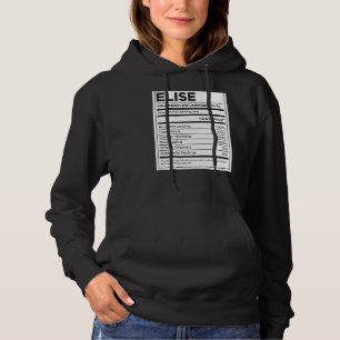 Elise Nutrition Information Problem Solving Hard W Hoodie