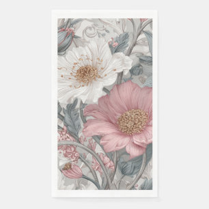 Elise Pink & Grey Nouveau Garden Napkin