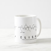 Elisha peptide name mug (Front Right)