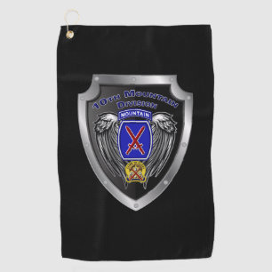 Elite 10th Mountain Division “Climb To Glory” Golf Towel