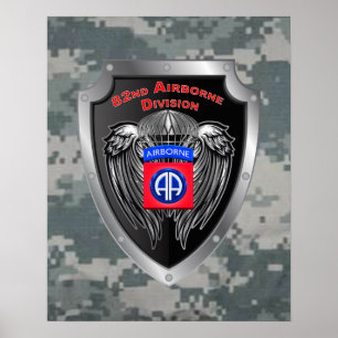 Elite 82nd Airborne Division Poster