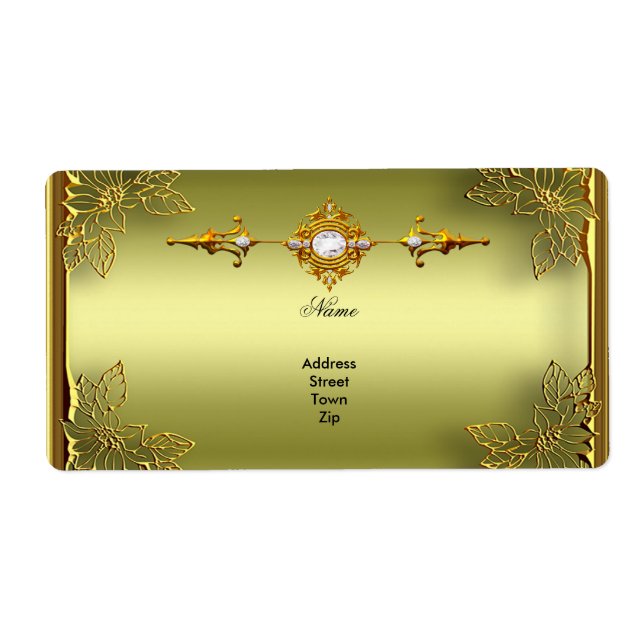 Elite Avocado Green Gold Engagement Anniversary (Front)