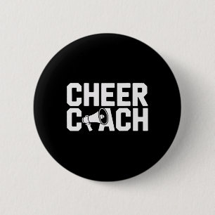 Elite Cheer Coach For Cheerleading Experts 6 Cm Round Badge