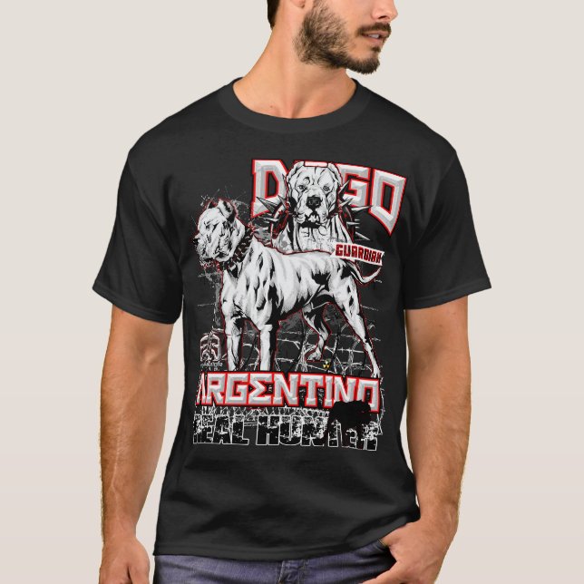ElitE Dogo Argentino Real Hunter T-Shirt (Front)