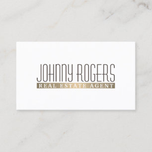 Elite elegance simple minimalism stylish cover business card