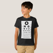 Elite Gamer Eye Chart T-Shirt (Front Full)