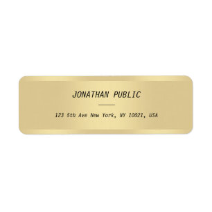 Elite Gold Template Modern Minimalist Elegant