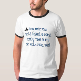 "Elite Hold Her Feet" Male Cheerleader Tee