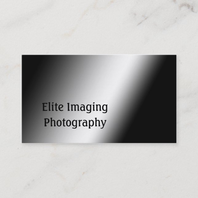 Elite Imaging Photography Business Card (Front)
