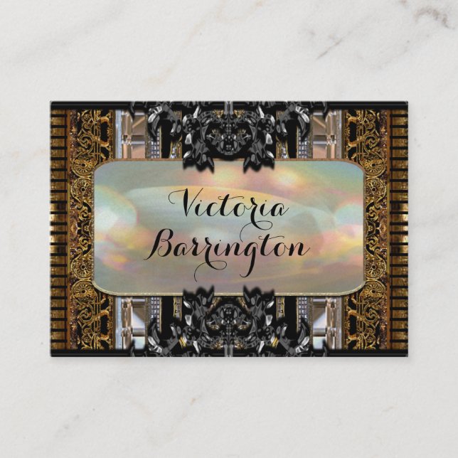 Elite Marchelayne 2.5" Pearl Professional Business Card (Front)