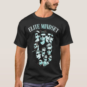 Elite Mindset Luxury Premium Men’s Black Graphic T T-Shirt