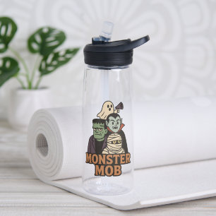 Elite Monster Squad 2025 Halloween Gang  Water Bottle