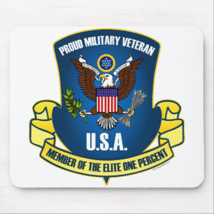 Elite One Percent (Blue) Mouse Mat