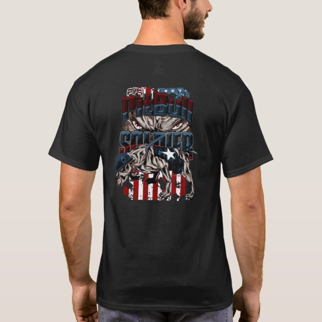 ELITE PITBULL Soldier T-Shirt (Back)