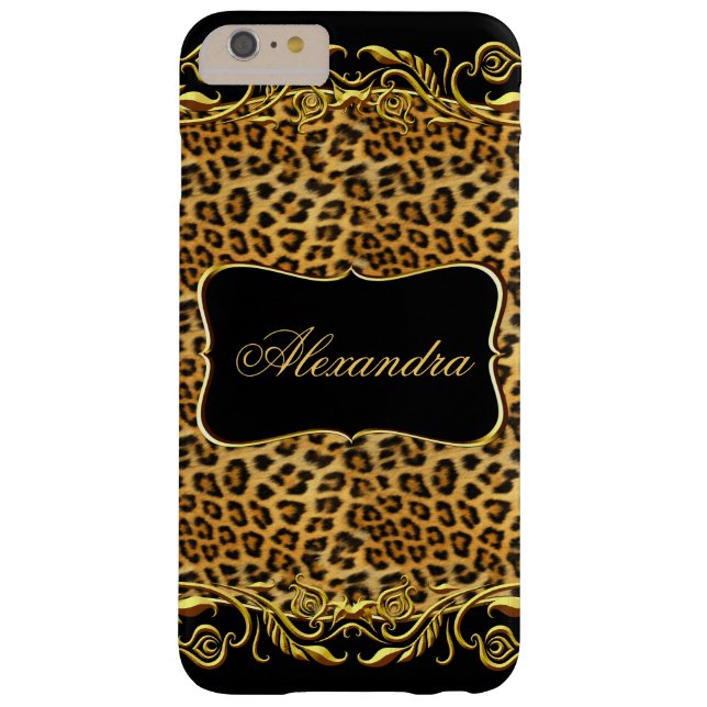 Elite Regal Leopard Gold Black Case-Mate iPhone Case (Back)