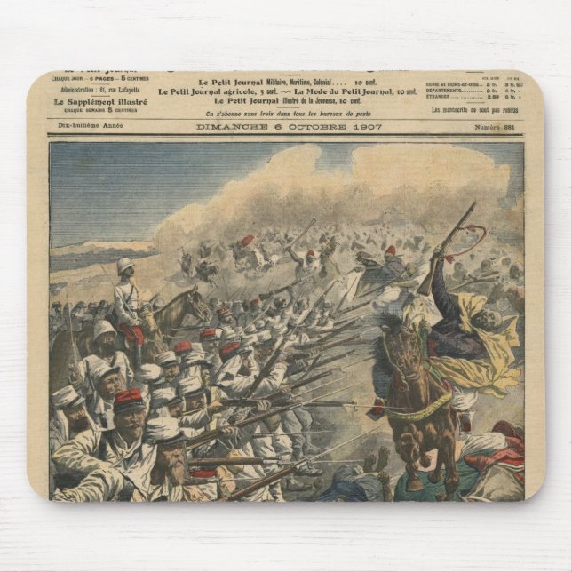 Elite troops of French army, French Foreign Mouse Mat (Front)