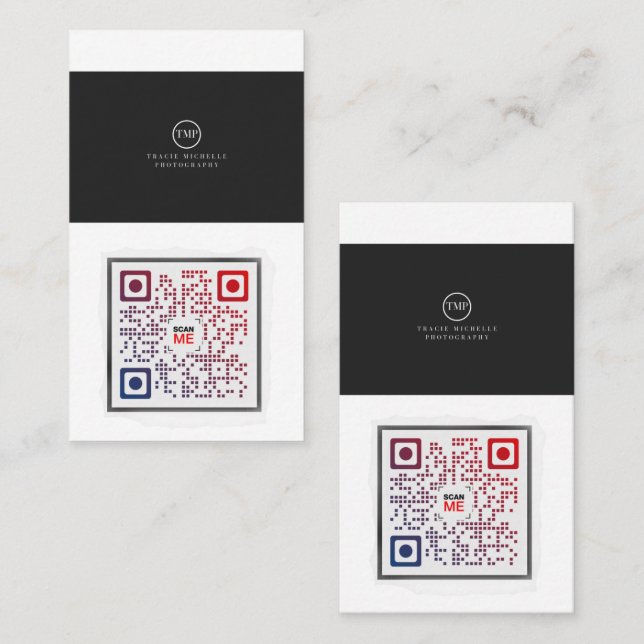 Elite Visual Identity Portfolio Card (Front/Back)