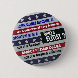 Elitist Stars & Stripes Button