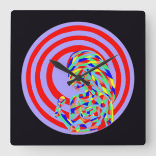 Elixir Square Wall Clock
